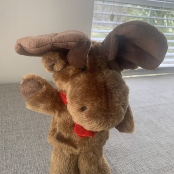 Other - Moose Hand Puppet / Golf Club Head Cover Stuffed Full Body Plush